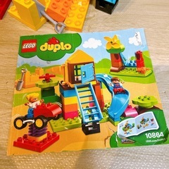 レゴLEGOデュプロ10864みどりのコンテナスーパーデラックスおおきなこうえんの画像