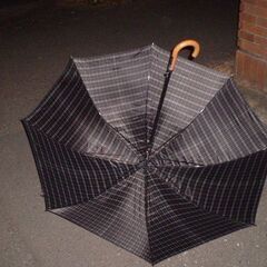 軽量・丈夫　グラスファイバー　長傘　75㎝　畳んだ状態で1メートル1㎝くらいです。の画像