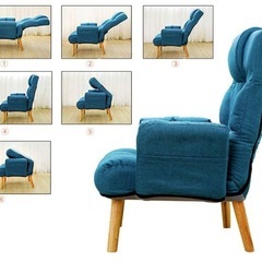 1人　ソファー　オッドマン付きの画像