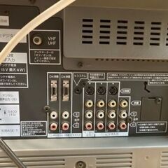 【超レア！！】Panasonic 32インチ 超高画質ハイビジョンブラウン管テレビ TH-32D60　地上デジタル・BSデジタル・110度CSデジタルチューナー内蔵 映像入力用のD4端子搭載の画像