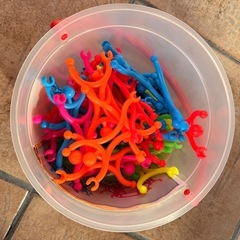 人間ブロックの画像