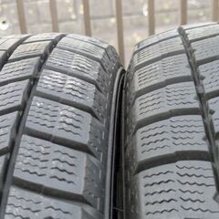 工賃込み　ダンロップ製２０２３年冬タイヤ１８５／６５Ｒ１５　４本セット