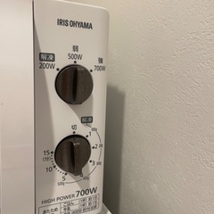 電子レンジ　アイリスオーヤマの画像
