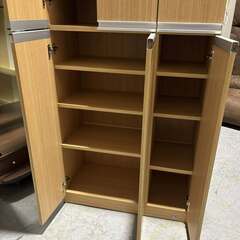 FUNAMOKO フナモコ シューズボックス、下駄箱、26足収納可、幅74cm Usedの画像