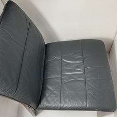 FUJI FURNITURE ビンテージ　本革 アームレスダイニングチェアの画像