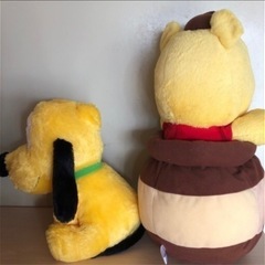 クリスマスプレゼントにも　ぬいぐるみ　くまのプーさん　　プルートの画像