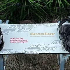 Scooter SCF 152cm ツインチップ スノーボード ビンディング付き 日本製の画像