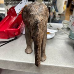 リサイクルショップどりーむ鹿大前店　No.3576　オブジェ　象　木製の画像