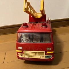 当時物 昭和レトロ 消防車 はしご車の画像