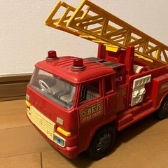 当時物 昭和レトロ 消防車 はしご車の画像