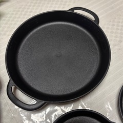 プラスチック製スキレット風皿セット/アウトドアやキャンプ、おままごとにもの画像