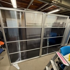 パーテーション　６枚組　高さ181cm 幅120cm５枚　90cm１枚の画像