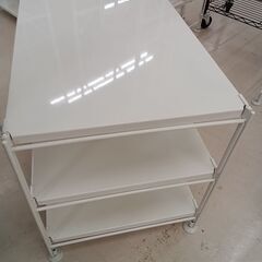 リユースのサカイ栃木店★ジモティ割あり★ 無印良品 ラック ホワイト W84×D40.5×H45.5 クリーニング済み TC12024の画像