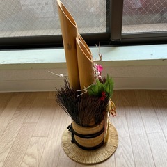 伝統的な門松 正月飾りの画像