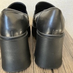 厚底 ローファー24.5cmの画像