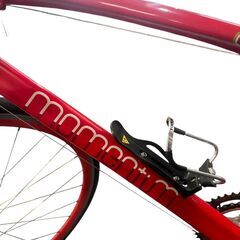 モーメンタム ロードバイク 700サイズ フレーム約400mm レッド 自転車 中古の画像