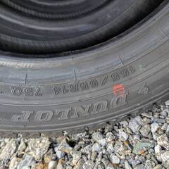 【未使用新品】スタッドレスタイヤ WINTERMAXX 02 155/65/14 4本 2024年製　タイヤのみの画像