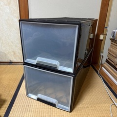 収納ケース2個の画像