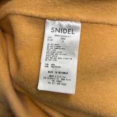 【美品】スナイデル　SNIDEL リバーコート　オレンジ　ORG ロングコートの画像