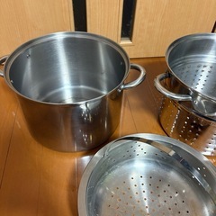 蒸し器 蒸し鍋の画像