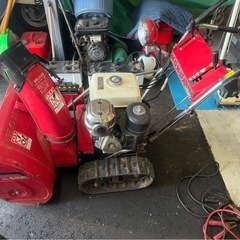 ホンダ除雪機　HS80 セル付き　8馬力  バッテリー新品　エンジン1発始動の画像