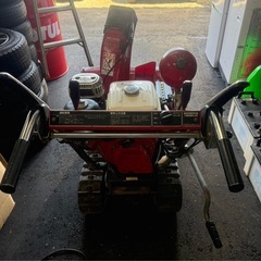 ホンダ除雪機　HS80 セル付き　8馬力  バッテリー新品　エンジン1発始動の画像