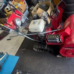 ホンダ除雪機　HS80 セル付き　8馬力  バッテリー新品　エンジン1発始動の画像