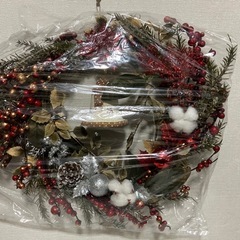 手作りクリスマスリースセットの画像