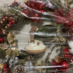手作りクリスマスリースセットの画像