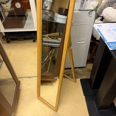 木製 北欧風 スタンドミラー 配達設置対応 姿見の画像