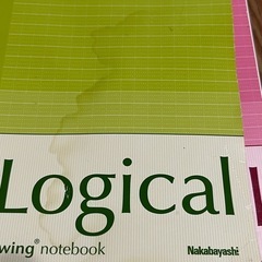 使いかけのノート　ナカバヤシ　logicalの画像