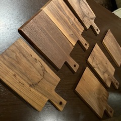 木製プレートの画像