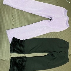 キッズ　110cm 裏起毛　ズボンの画像