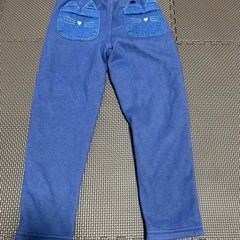 キッズ　110cm 裏起毛　ズボンの画像