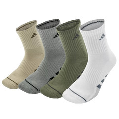 Adidas アディダス メンズ クォーター ソックス 4足組の画像