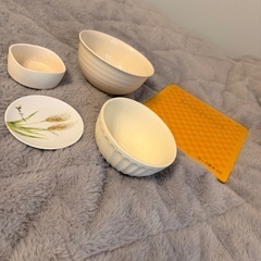【バラバラ】お皿 鍋敷きの画像