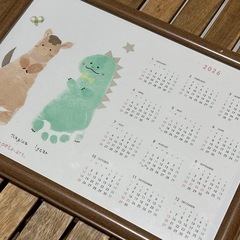 【手形足形アート】カレンダーを作ろう！の画像