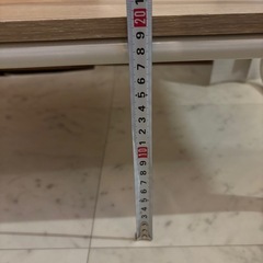 【お譲りします】アイリスオーヤマ　ハンガーラック　白ベージュの画像