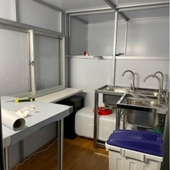 キッチンカーの箱の部分の画像