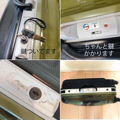 スーツケース　機内持ち込みサイズ　鍵あり　深緑　約23×36×53ｃｍの画像