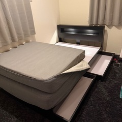 （別売り可）セミダブルベッドフレーム&マットレス　の画像