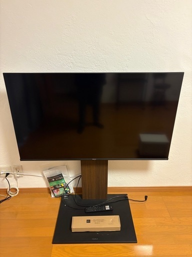 ハイセンス50インチテレビとEQUALSテレビ台