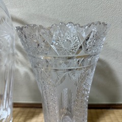 クリスタル花瓶セット　の画像