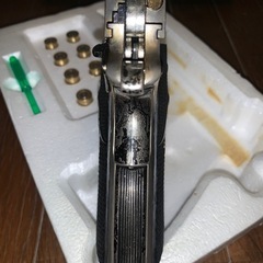 鈴木製作所　樹脂製モデルガン　コルト　ガバメント　M1911A1   ニッケルフィニッシュの画像