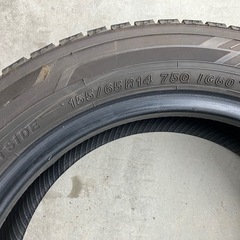 155/65R15スタッドレスタイヤ4本　タント、ムーブ、スペーシア、ワゴンR、NBOX 軽自動車等の画像