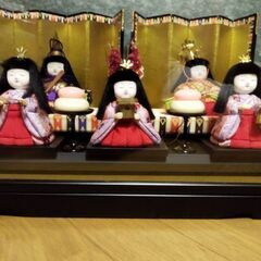 お雛様　ガラスケース入りの画像