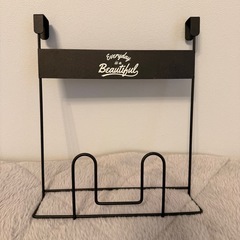 【黒】スリッパ掛けの画像