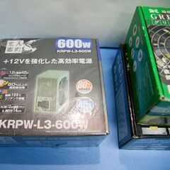 パソコン自作用電源　玄人志向6００W　ＧＲＥＥＮ－ＥＣＯ600W　その他350W　計3台の画像