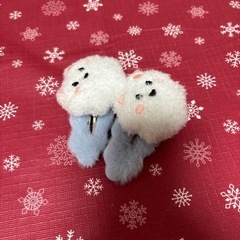 サモエド　パッチン留め　ヘアピンの画像