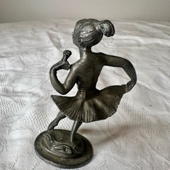 イタリア ヴィンテージ ピューター製 バレリーナ③の画像
